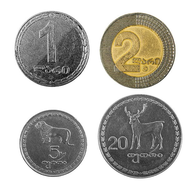 istock georgian money lari coins on white 518500052