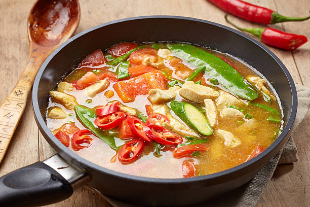 istock freshly cooked spicy chicken soup 518500569