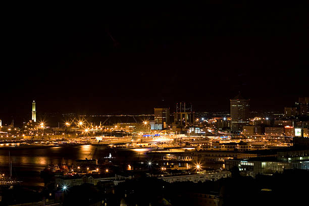 istock Harbour of Genova with Lanterna 518501022