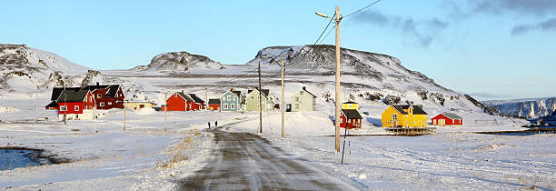 istock Small village in Finmark County, Norway 518501728