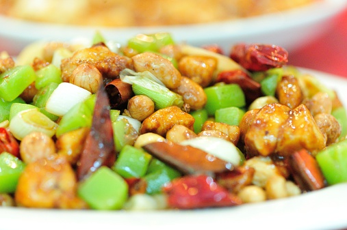 delicious chinese food:kung pao chicken