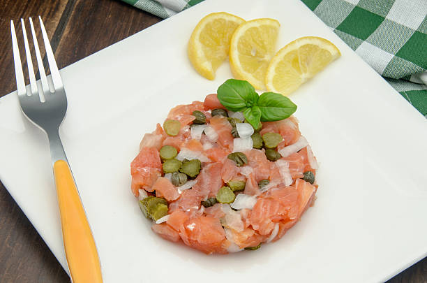 istock Appetizer of smoked salmon 518503483