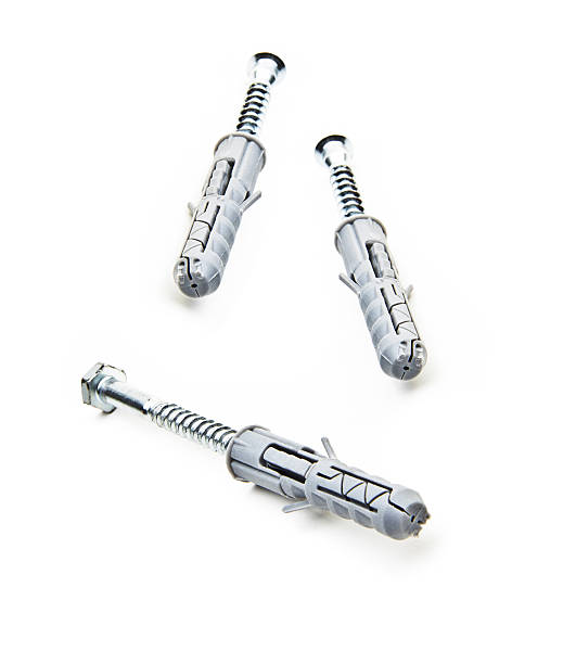 istock metal screw on a white background 518503575