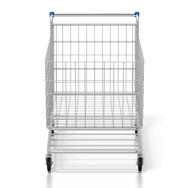 istock 3D shopping cart concept 518508266