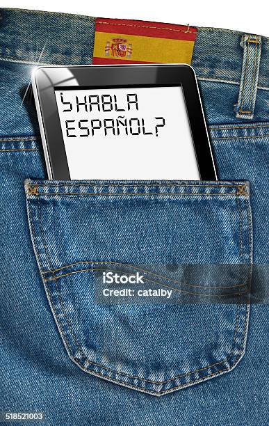 Tablet Computer Spanish Everywhere Stock Photo - Download Image Now - Education, Photography, Short Phrase