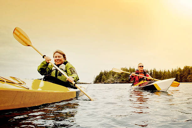 istock Senior Couple Kayaking 518521809