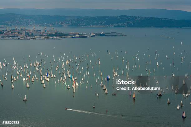 Panorama De Barcolana Regata Trieste Italia Europa Foto de stock y más banco de imágenes de Agua