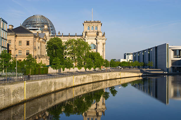 istock Germany - Spree river and Reichstag during the morning 518523257