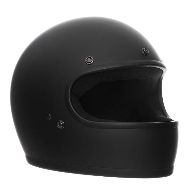 istock flat or matte black motorcycle helmet isolated on white 518523329