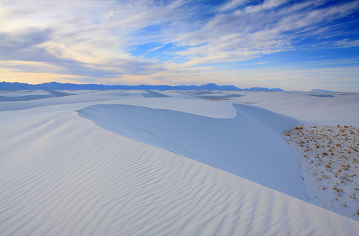 White Sands National Monument New Mexico.