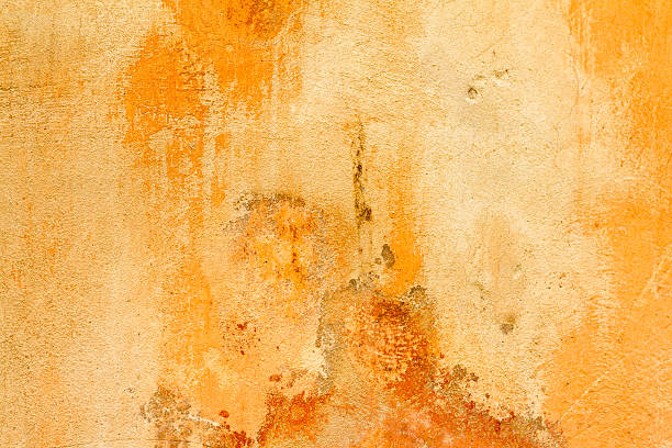 istock Old Sicilian Wall Background: Orange and Mottled 518523661