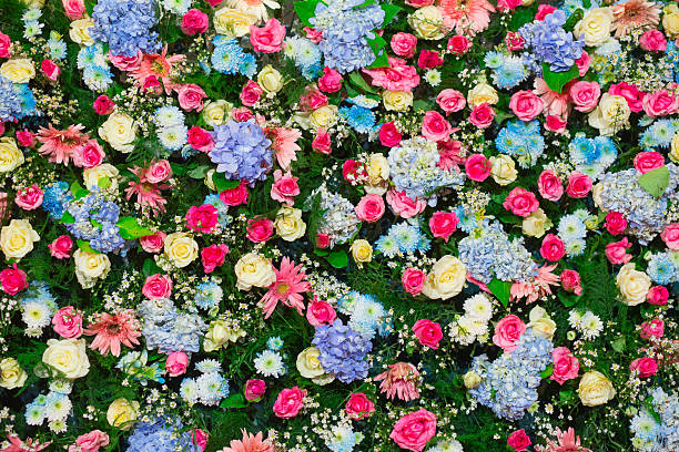 istock Background of Beautiful flower wedding decoration 518524991
