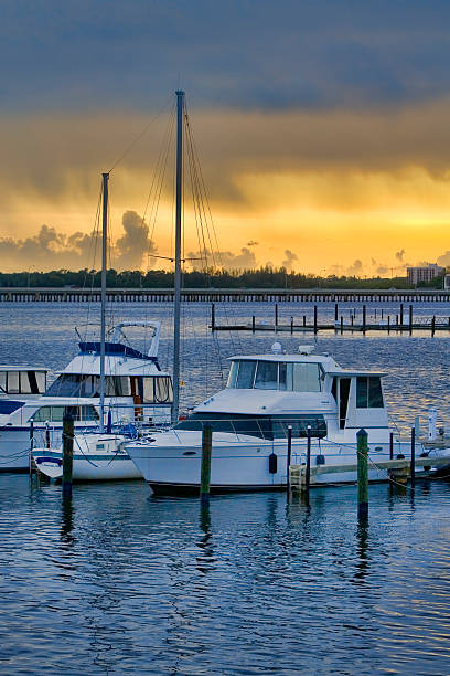 istock Yacht Basin, Fort Myers, Florida 518525599