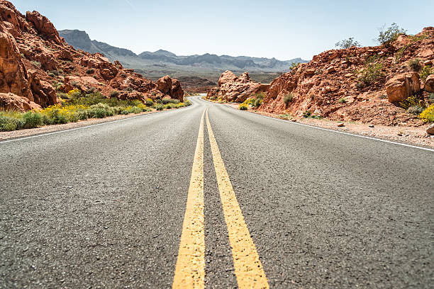 istock on the road on the valley of fire 518525746