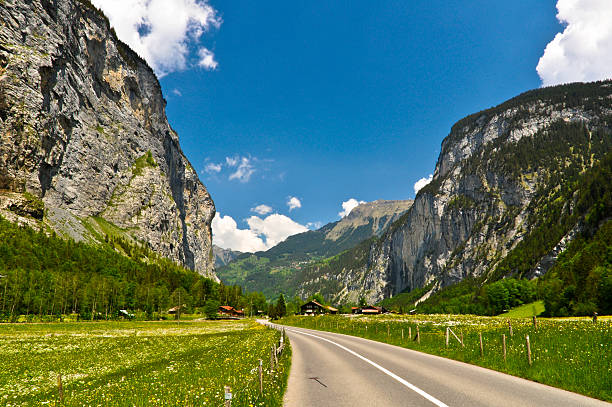 istock Mountain Road and Beautiful Landscape 518526103