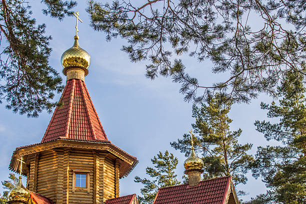 istock Log Russian Orthodox Church 518526626