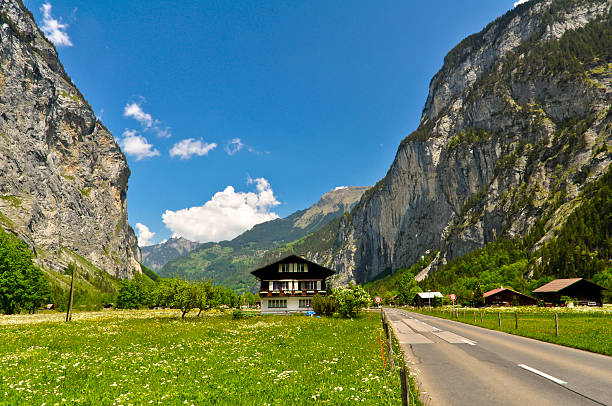 istock Mountain Road and Beautiful Landscape 518526847