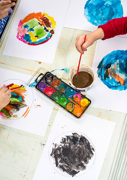 istock Watercolor in kindergarten 518527699