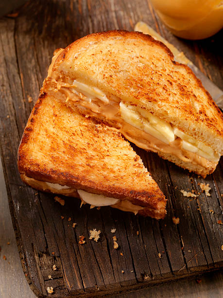 istock Grilled Peanut Butter and Banana Sandwich 518527848