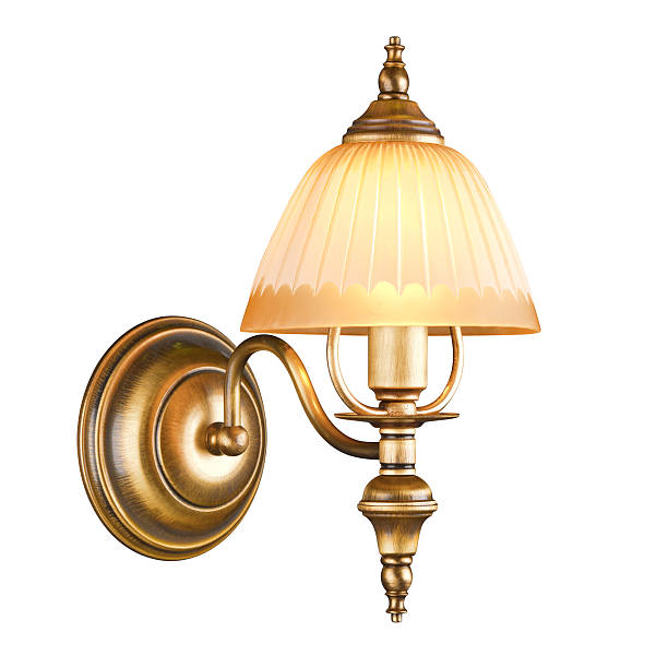 istock vintage wall lamp isolated on white 518528019