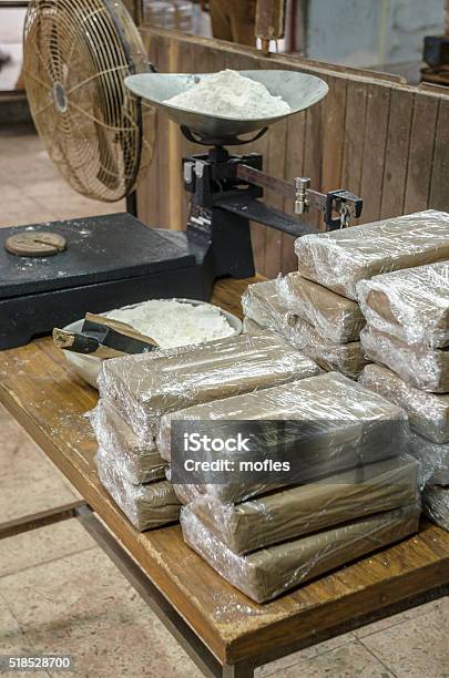 Cocaine Packets Stock Photo - Download Image Now - Cocaine, Crime Scene, Drug Abuse