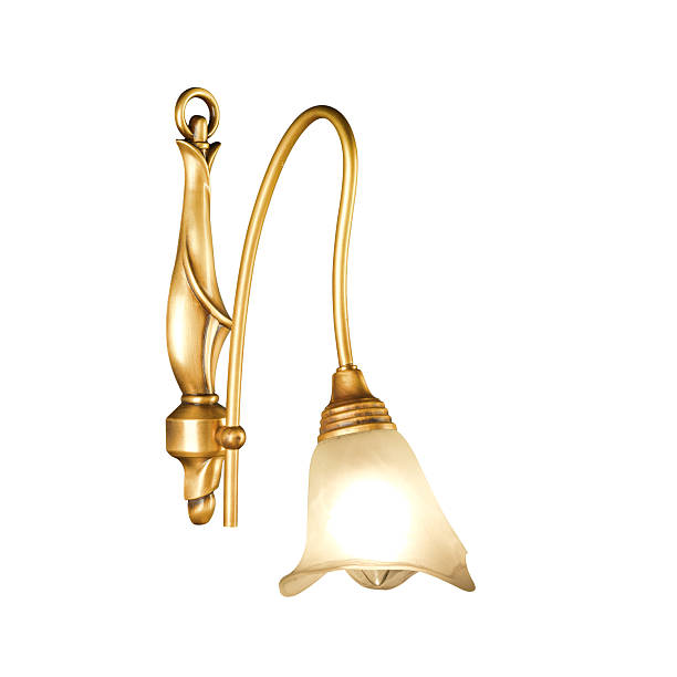 istock vintage wall lamp isolated on white 518528787