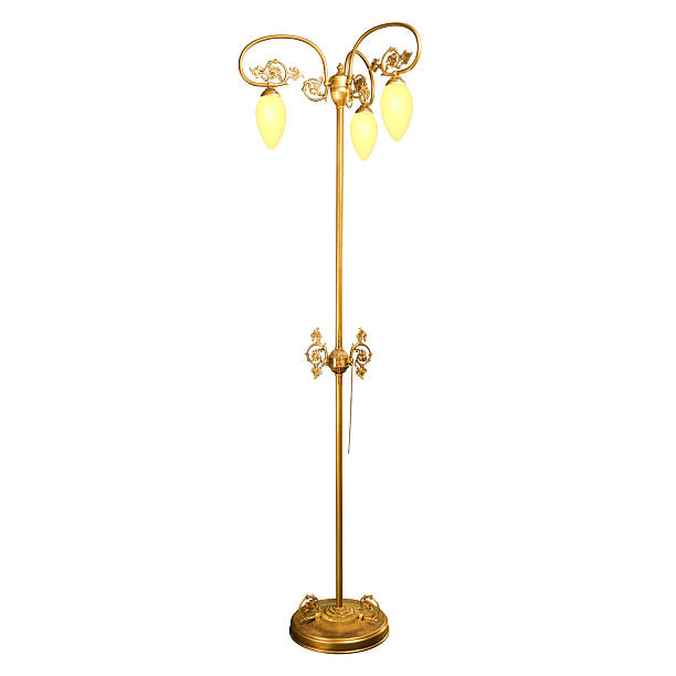 istock Vintage lamp isolated on white 518528823