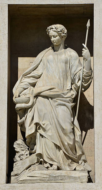 istock Salubrity allegory from Trevi Fountain in Rome 518529590