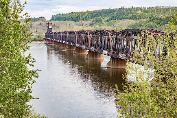 istock Rusty Railway Bridge Across Fraser River in British Columbia 518530830