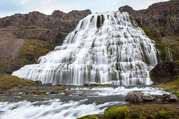istock Cascade waterfall Dynjandi, long exposure, Iceland 518531128