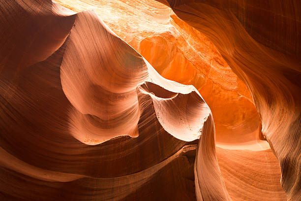 istock curves, light and shadow in the Lower Antelope Canyon 518537268