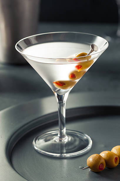 istock Classic Shaken Dry Vodka Martini 518537284