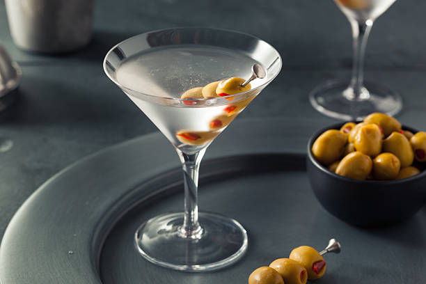 istock Classic Shaken Dry Vodka Martini 518537290