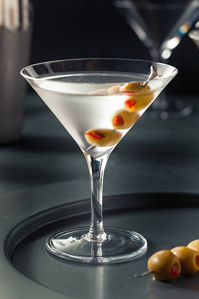istock Classic Shaken Dry Vodka Martini 518537298