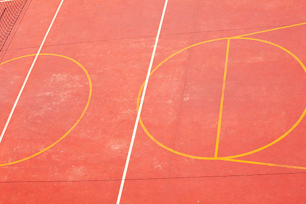 istock Tennis and basket playground 518547733