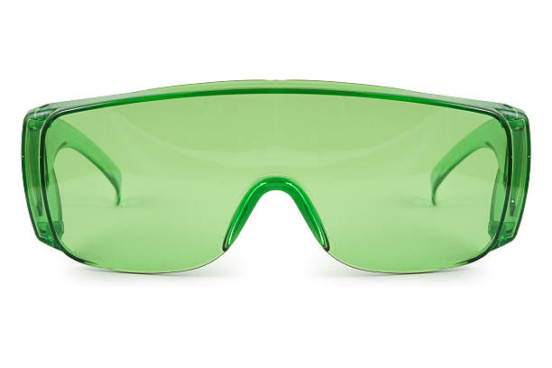 Safety green glasses