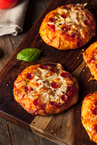 istock Homemade Cheesy Pepperoni PIzza on a Biscuit 518549232