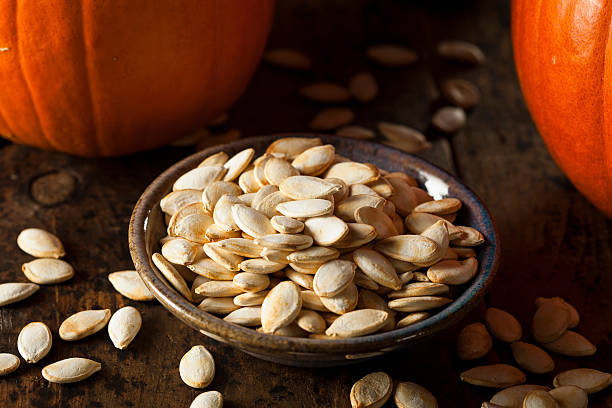 istock Roasted Salty Pumpkin Seeds 518549829