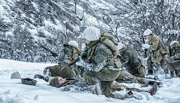 istock WWII US Army Combat Soldiers Scrambling Forward After Enemy Attack 518549892