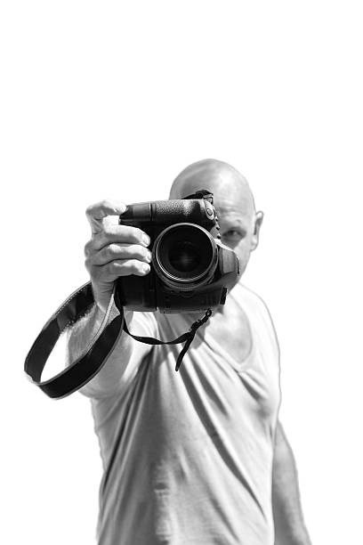 istock Photographer in black and white 518551301
