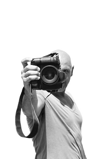 istock Photographer in black and white 518551341