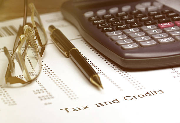 istock Tax and credits concept 518552190