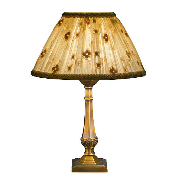 istock Vintage table lamp isolated on white with clipping path 518552213