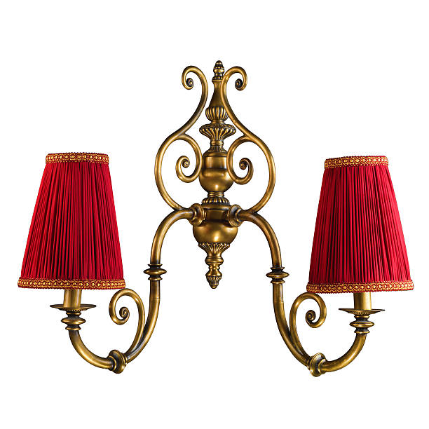 istock vintage wall lamp isolated on white 518552253