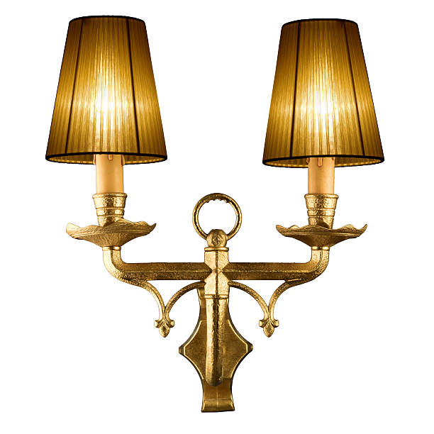 istock vintage wall lamp isolated on white 518553375