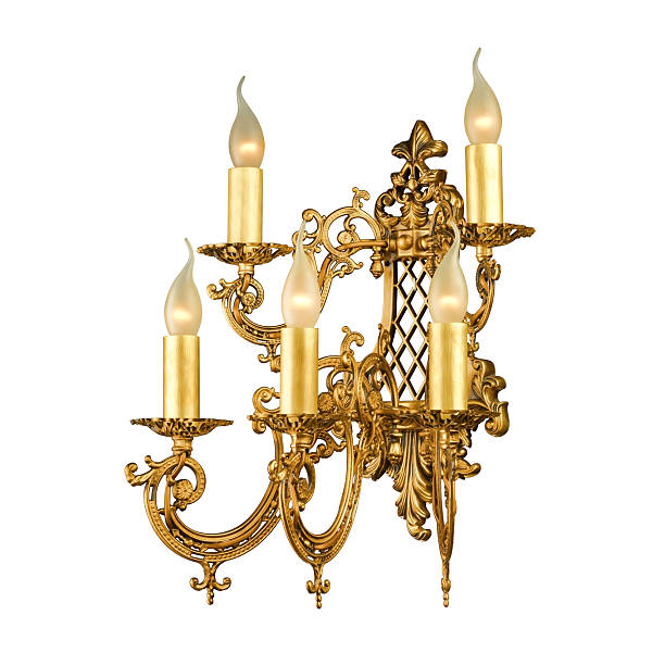 istock vintage wall lamp isolated on white 518553383