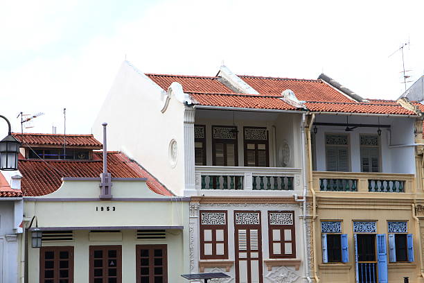istock Shophouses in Chinatown, Singapore 518555396