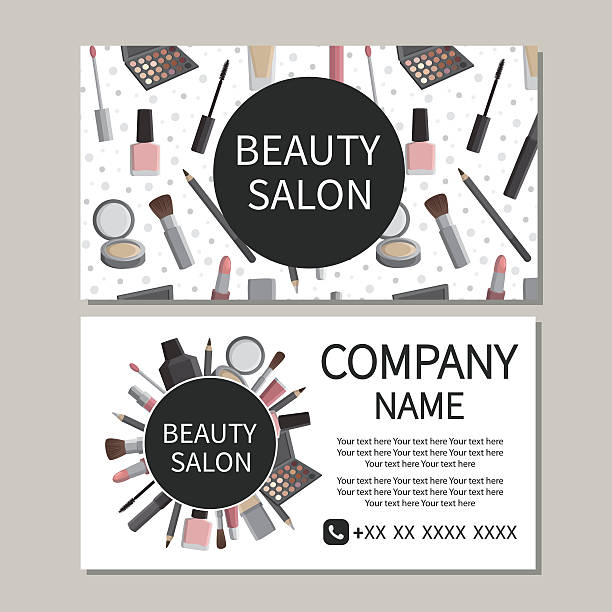 Beauty Salon Business Card Stock Illustration - Download Image Now - Hair  Salon, Business Card, Beauty Spa - iStock