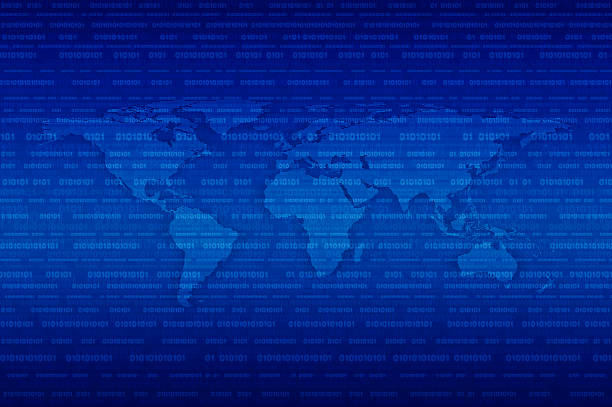 istock Digital world map, Elements of this image furnished by NASA 518557048