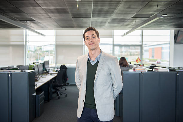 istock Business manager in office 518557416